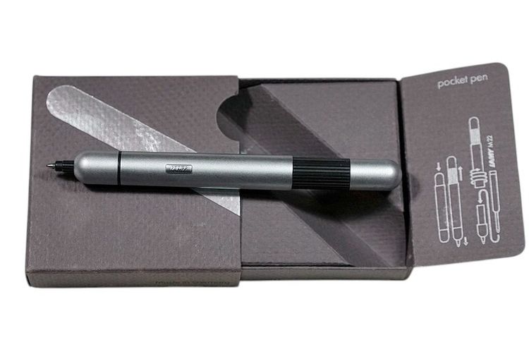 ✨ ส่งต่อดีไซน์ระดับโลก ปากกาลูกลื่นพกพา LAMY pico ของแท้ 💯 สี Matt Chrome ✨ รูปที่ 2