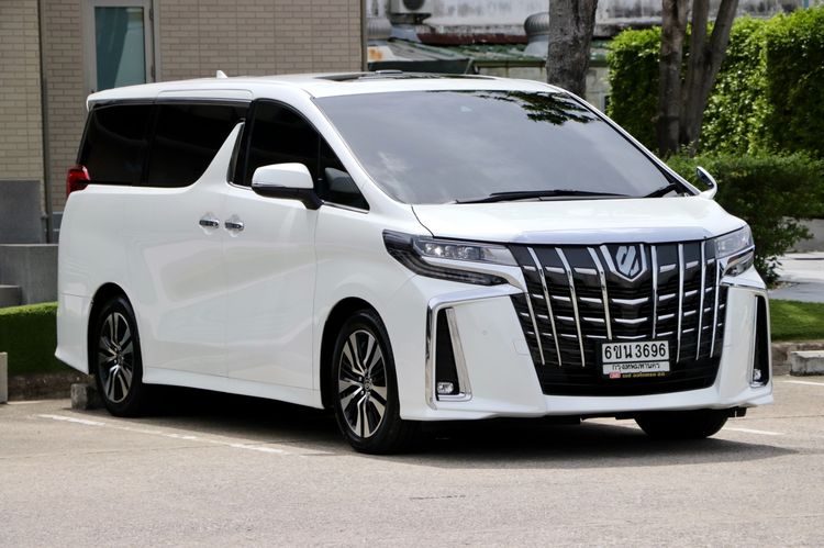 Toyota Alphard 2022 2.5 S C-Package Van เบนซิน ไม่ติดแก๊ส เกียร์อัตโนมัติ ขาว รูปที่ 3