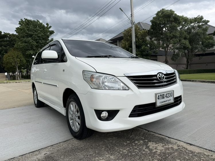 Toyota Innova 2015 2.0 G Utility-car เบนซิน ไม่ติดแก๊ส เกียร์อัตโนมัติ ขาว รูปที่ 2