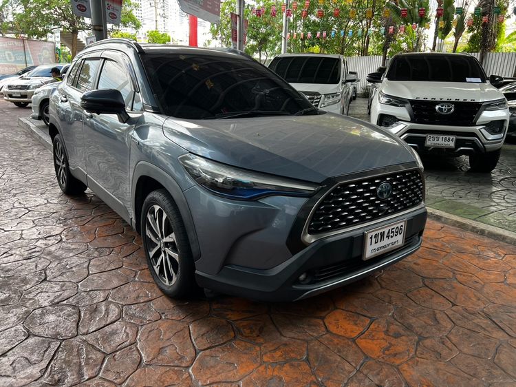 Toyota Corolla Cross 2020 1.8 Hybrid Premium Safety Utility-car ไฮบริด ไม่ติดแก๊ส เกียร์อัตโนมัติ เทา