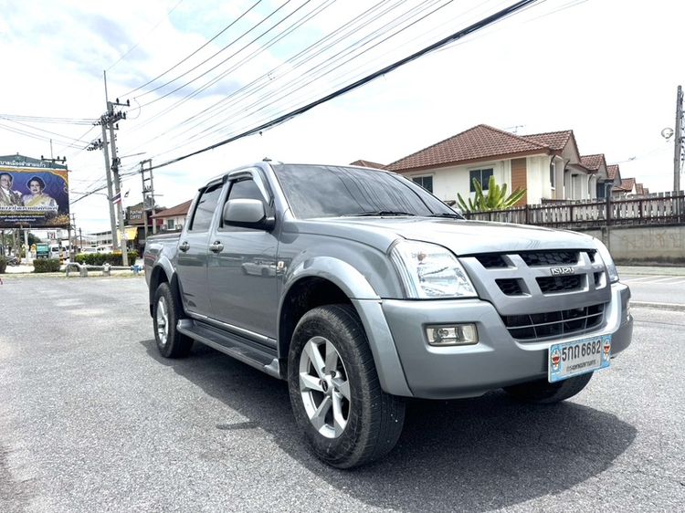 Isuzu D-MAX 2005 3.0 Hi-Lander Pickup ดีเซล ไม่ติดแก๊ส เกียร์ธรรมดา เทา