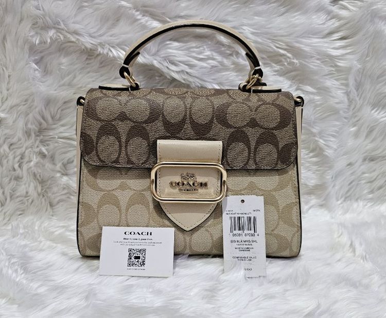 หนัง PU ไม่ระบุ Coach Morgan Top Handle