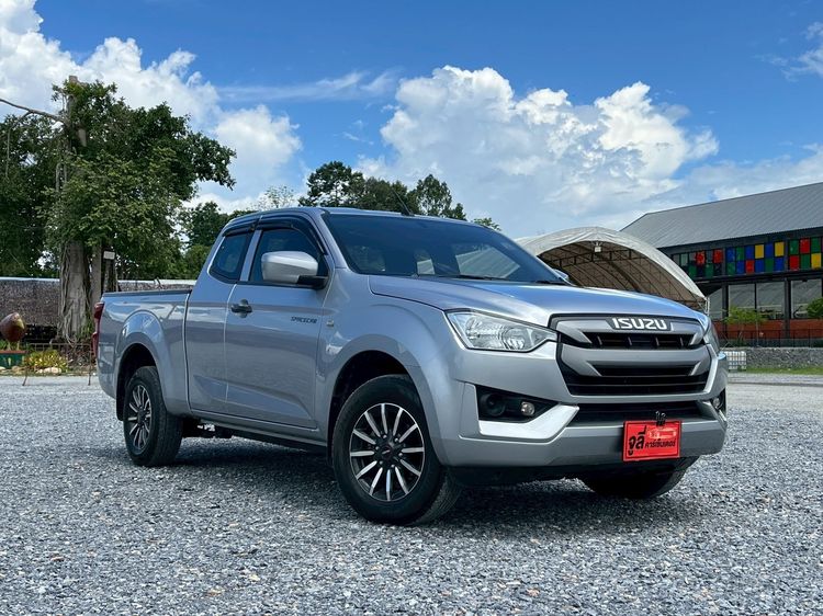 Isuzu D-MAX 2021 1.9 S Pickup ดีเซล ไม่ติดแก๊ส เกียร์อัตโนมัติ เทา