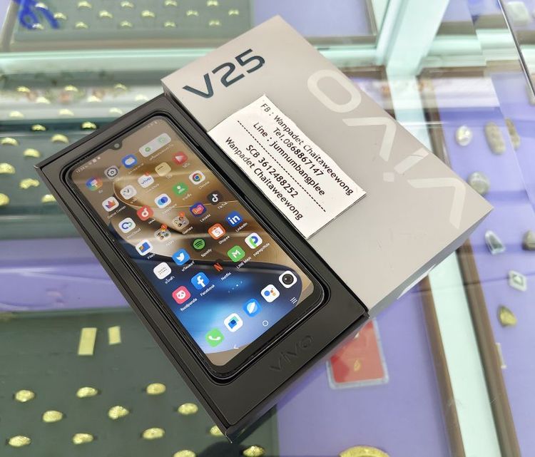 256 GB Vivo V25 5G 8+256GB มือสอง ขายตามสภาพ