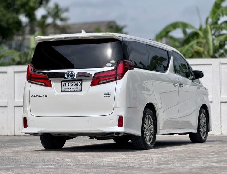 Toyota Alphard 2018 2.5 Hybrid SR C-Package E-Four 4WD Utility-car ไฮบริด ไม่ติดแก๊ส เกียร์อัตโนมัติ ขาว รูปที่ 4