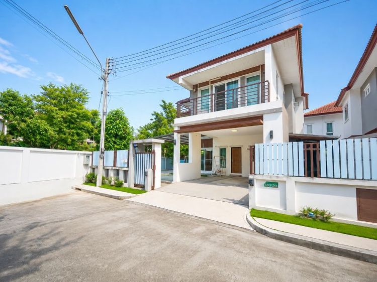 ตกแต่งครบ บ้านให้เช่า หางดง หลังกาดฝรั่ง
