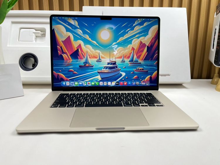 MacBook Air 15-inch M2 2023 Ram8GB SSD512GB Starlight Apple Care 14 May 2027 • 62593