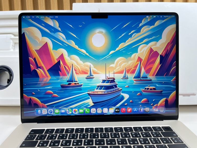 MacBook Air 15-inch M2 2023 Ram8GB SSD512GB Starlight Apple Care 14 May 2027 • 62593 รูปที่ 4