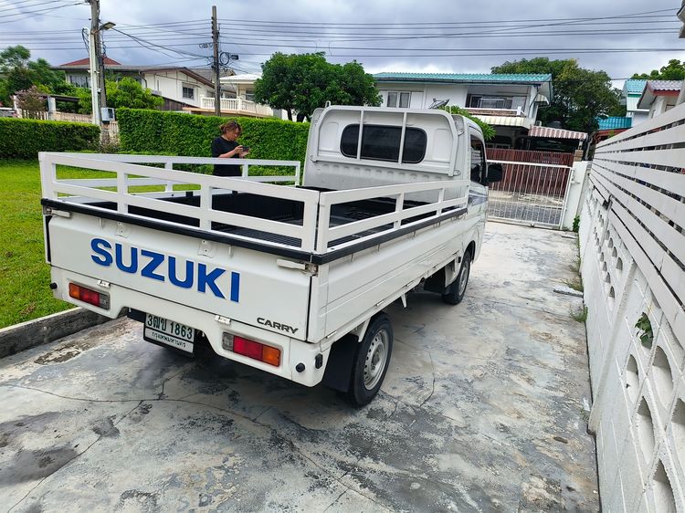 Suzuki Carry 2020 1.5 Pickup เบนซิน ไม่ติดแก๊ส เกียร์ธรรมดา ขาว รูปที่ 2