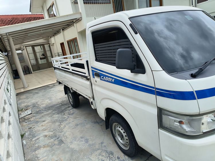 Suzuki Carry 2020 1.5 Pickup เบนซิน ไม่ติดแก๊ส เกียร์ธรรมดา ขาว รูปที่ 3