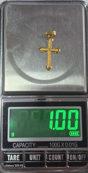จี้ไม้กางเขนทอง 9k งานนอก รูปที่ 12