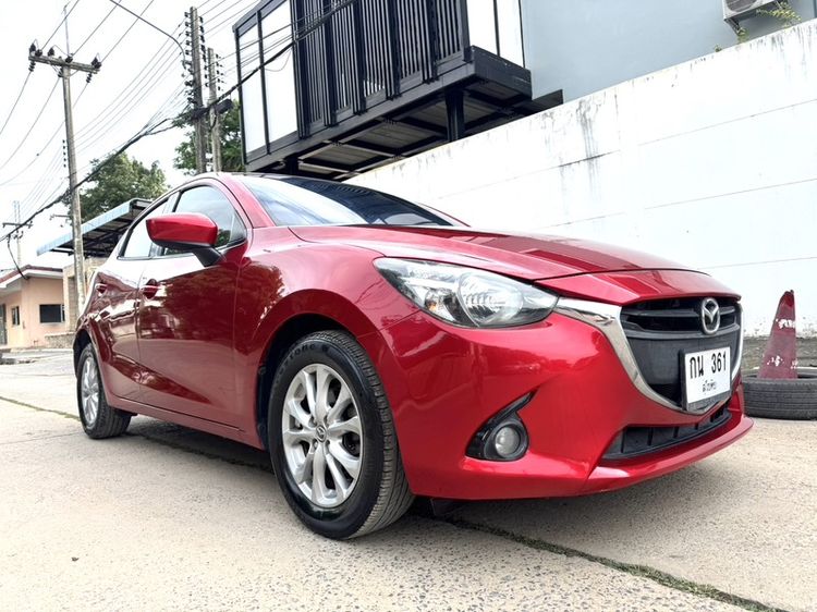 Mazda Mazda 2 2016 1.5 S Sedan ดีเซล ไม่ติดแก๊ส เกียร์อัตโนมัติ แดง รูปที่ 2