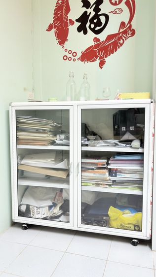 อะลูมิเนียม ขายตู้อลูมิเนียม สภาพใหม่ / โต๊ะเหล็ก