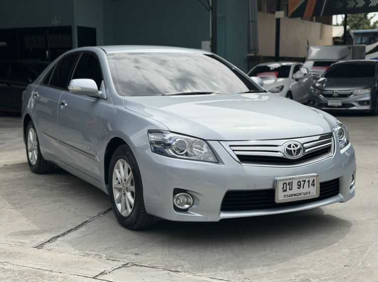 Toyota Camry 2010 2.4 Hybrid Sedan ไฮบริด ไม่ติดแก๊ส เกียร์อัตโนมัติ ฟ้า