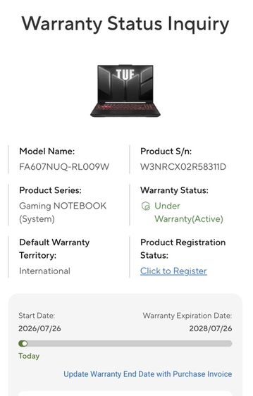 ASUS TUF Gaming A16 สภาพใหม่99% รูปที่ 4