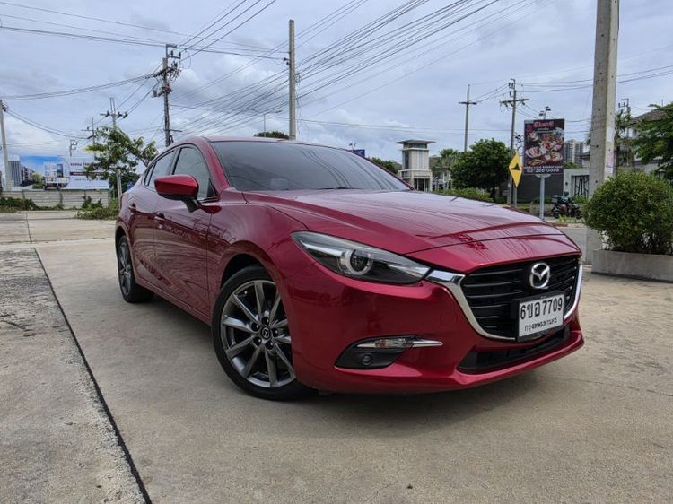 Mazda Mazda3 2019 2.0 SP Sedan เบนซิน ไม่ติดแก๊ส เกียร์อัตโนมัติ แดง
