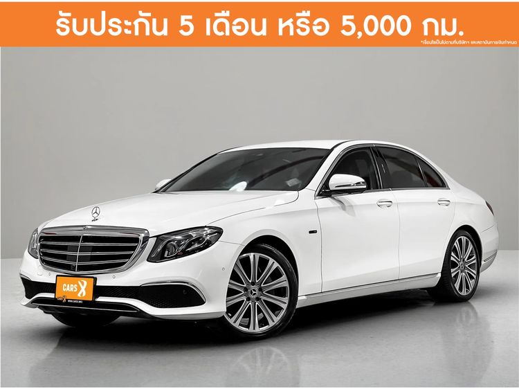 Mercedes-Benz E-Class 2019 E350 Sedan ปลั๊กอินไฮบริด (PHEV) ไม่ติดแก๊ส เกียร์อัตโนมัติ ขาว