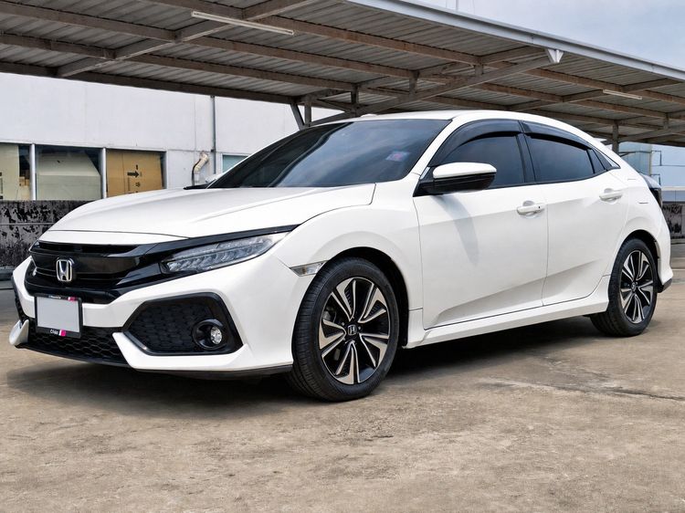 Honda Civic 2018 1.5 Turbo Sedan เบนซิน ไม่ติดแก๊ส เกียร์อัตโนมัติ ขาว