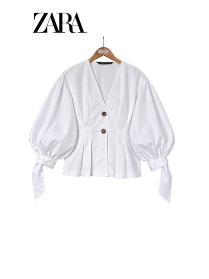 อื่นๆ เสื้อเชิ้ตและเสื้อผู้หญิง อื่นๆ แขนยาว Zara อก38“