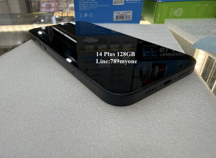 ไอโฟน 14Plus  ความจุ 128GB เครื่องเดิมๆ  แบตแท้ 84 ใช้งานได้ ยาวๆ รูปที่ 4