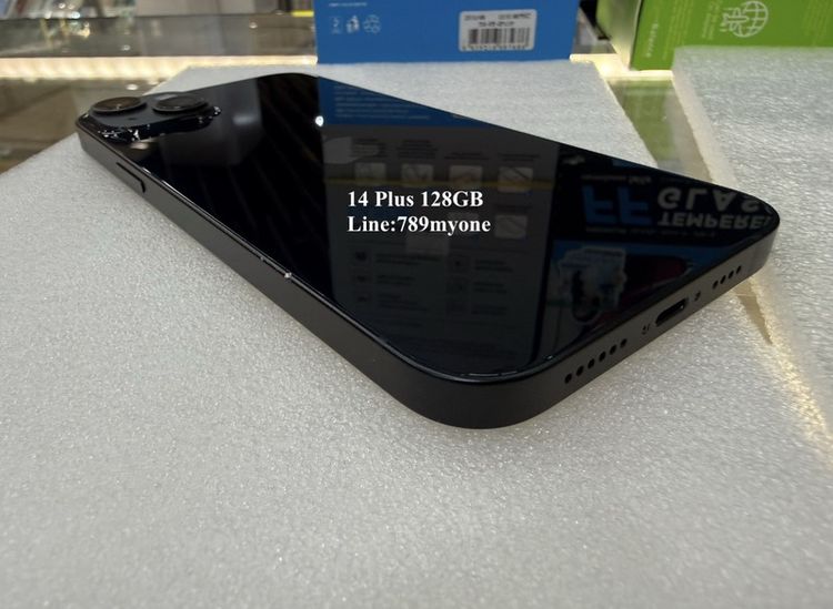 ไอโฟน 14Plus  ความจุ 128GB เครื่องเดิมๆ  แบตแท้ 84 ใช้งานได้ ยาวๆ รูปที่ 2