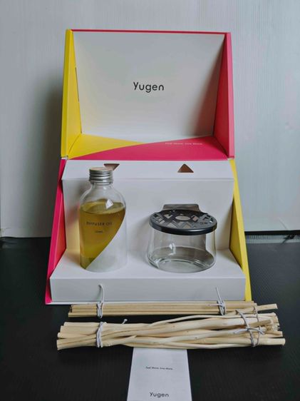 ชุดก้านไม้หอม Yugen กลิ่น Inspire ของแท้ ขนาด 200ml. Reed Diffuser สภาพเหมือนใหม่ ยังไม่ได้ใช้ รูปที่ 2