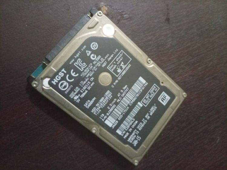 ฮาร์ดดิสก์โน๊ตบุ๊ค รุ่น HGST Travelstar 5K1000 ความจุ 1TB (รหัสรุ่น HTS541010A9E662) รูปที่ 3