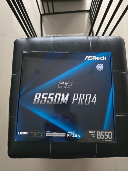 ขายเมนบอร์ด AM4 asrock b550m pro4 สภาพใหม่ไม่ได้ใช้ ประกันเกือบ 3 ปี