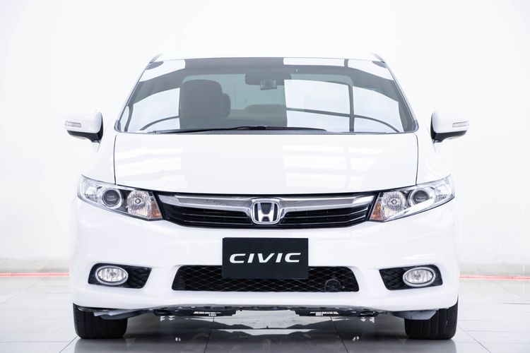 Honda Civic 2012 1.8 E i-VTEC Sedan เบนซิน ไม่ติดแก๊ส เกียร์อัตโนมัติ ขาว รูปที่ 4