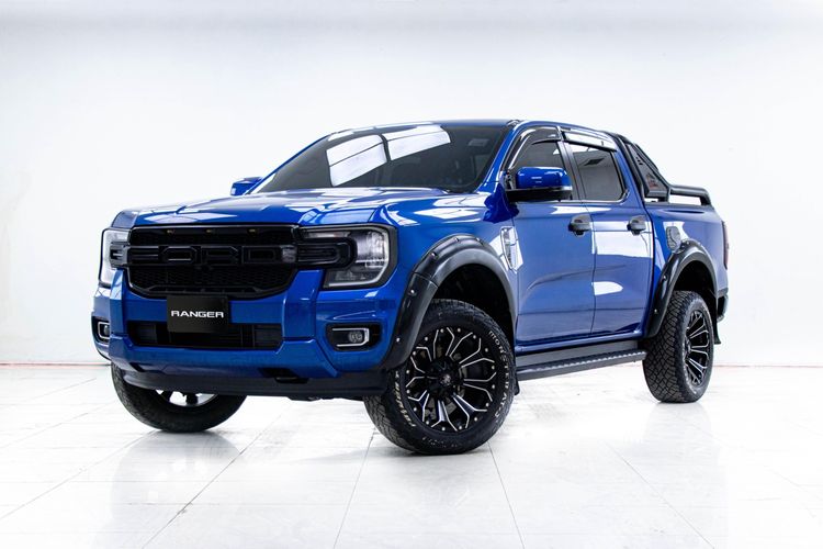 รถ Ford Ranger 2.0 Hi-Rider XLT สี น้ำเงิน