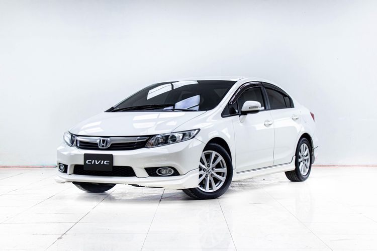 รถ Honda Civic 1.8 E i-VTEC สี ขาว