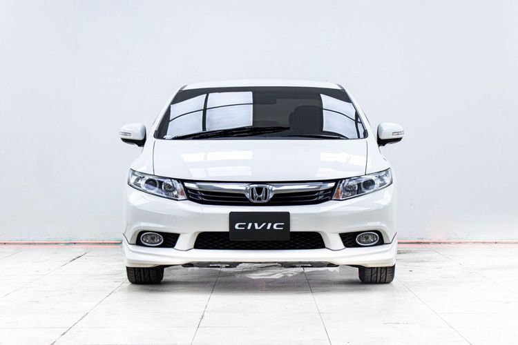 Honda Civic 2012 1.8 E i-VTEC Sedan เบนซิน ไม่ติดแก๊ส เกียร์อัตโนมัติ ขาว รูปที่ 4
