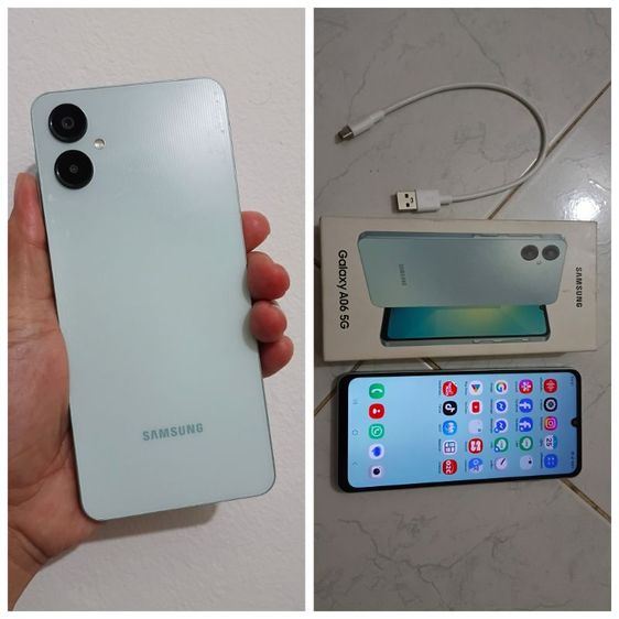 Samsung A06 5G 4/64 ครบกล่อง