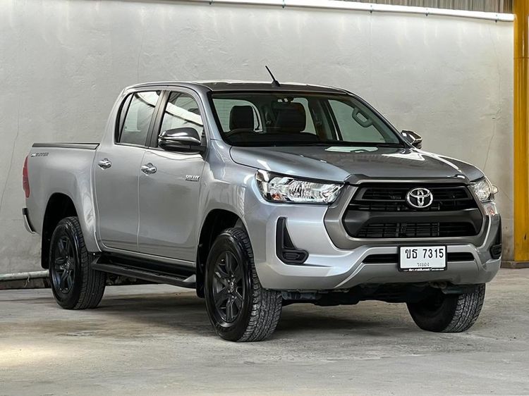 Toyota Hilux Revo 2021 Double Cab 2.4 Entry Prerunner Pickup ดีเซล ไม่ติดแก๊ส เกียร์อัตโนมัติ เทา