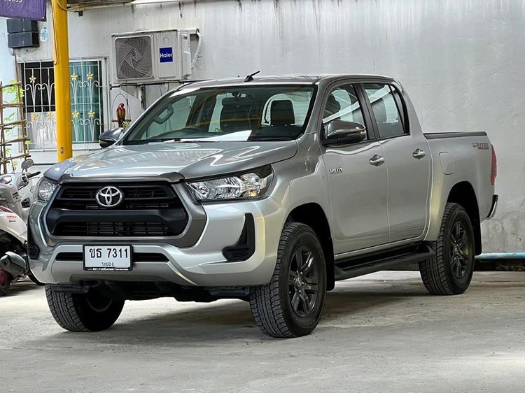Toyota Hilux Revo 2021 Double Cab 2.4 Entry Prerunner Pickup ดีเซล ไม่ติดแก๊ส เกียร์อัตโนมัติ เทา รูปที่ 2