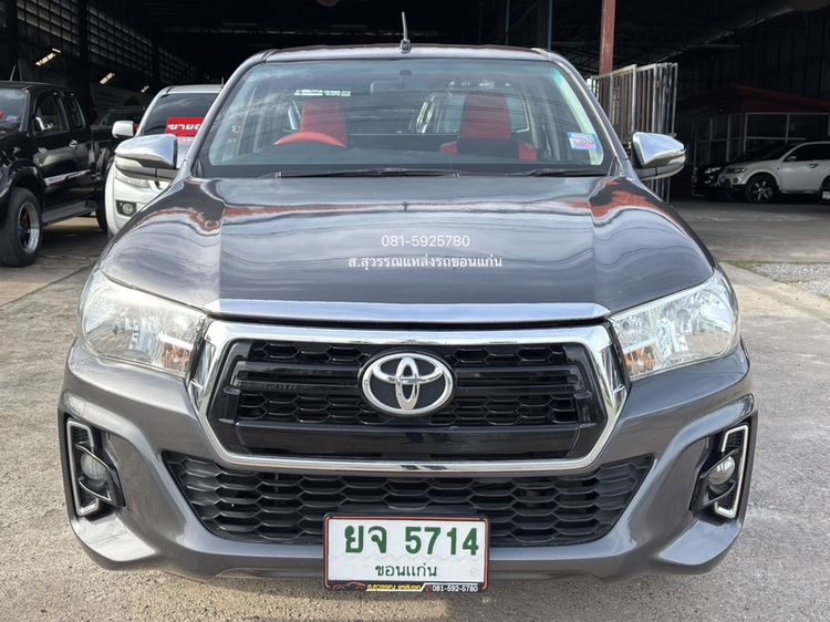 Toyota Hilux Revo 2017 2.4 J Plus Pickup ดีเซล เกียร์ธรรมดา เทา