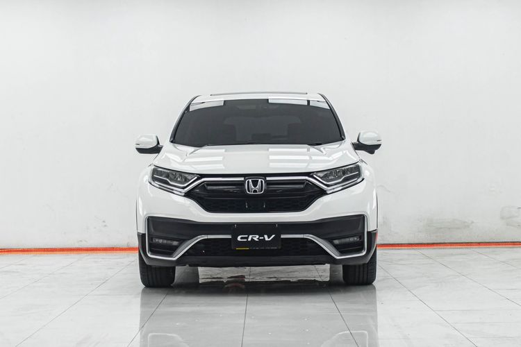 Honda CR-V 2021 2.4 ES 4WD Utility-car เบนซิน ไม่ติดแก๊ส เกียร์อัตโนมัติ ขาว รูปที่ 4