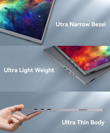 จอพกพา ชัด สบายตา จอ IGZO ญี่ปุ่น 4K 13 นิ้ว ประหยัดไฟ สมจริง รูปที่ 9