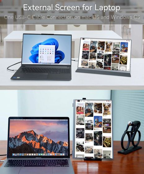 จอพกพา ชัด สบายตา จอ IGZO ญี่ปุ่น 4K 13 นิ้ว ประหยัดไฟ สมจริง รูปที่ 2