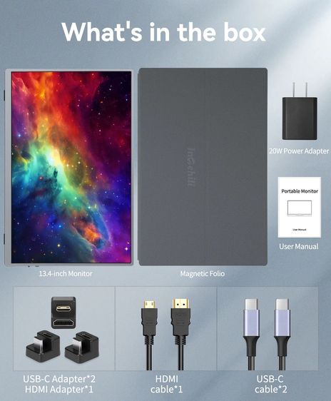 จอพกพา ชัด สบายตา จอ IGZO ญี่ปุ่น 4K 13 นิ้ว ประหยัดไฟ สมจริง รูปที่ 11
