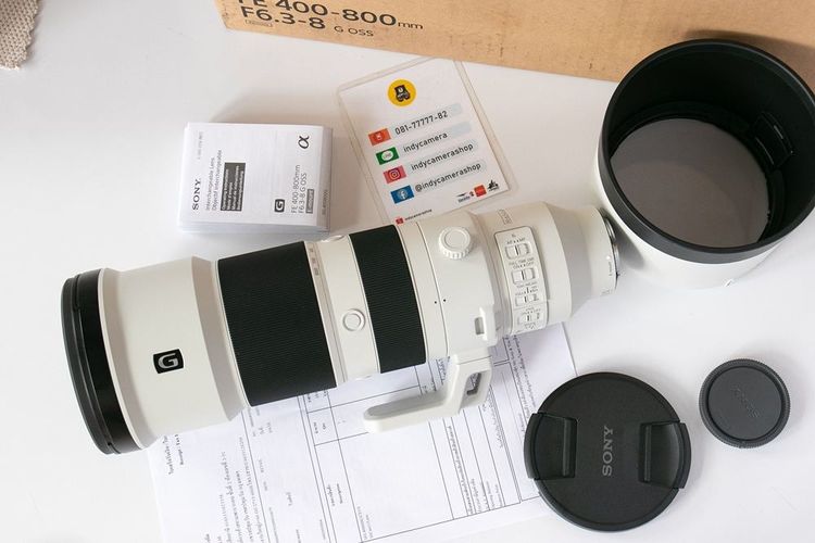Sony FE 400-800mm F6.3-8 G OSS เลนส์ศูนย์ สภาพใหม่ ใช้งานน้อย ประกันศูนย์ยาวๆ 07-2571 อุปกรณ์ครบ