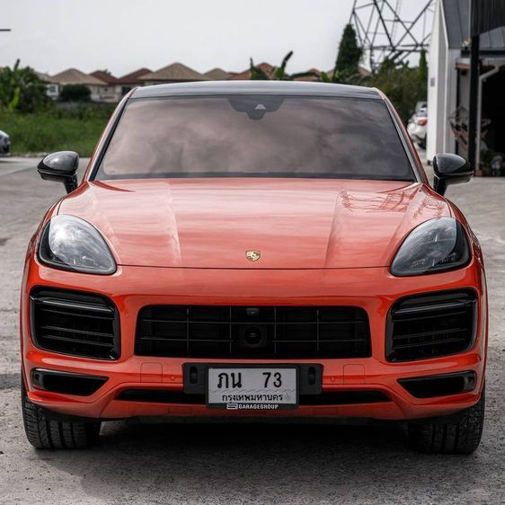 Porsche Cayenne 2021 3.0 E-Hybrid Coupé 4WD Sedan ปลั๊กอินไฮบริด (PHEV) เกียร์อัตโนมัติ ส้ม รูปที่ 2