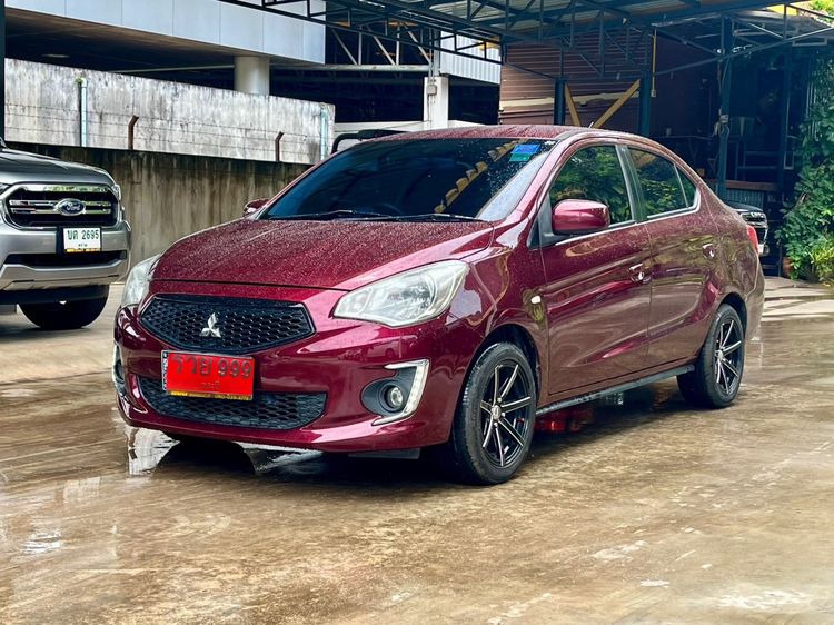 รถ Mitsubishi Attrage 1.2 GLX สี แดง
