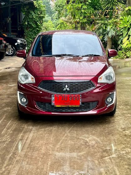 Mitsubishi Attrage 2019 1.2 GLX Sedan เบนซิน ไม่ติดแก๊ส เกียร์อัตโนมัติ แดง รูปที่ 2