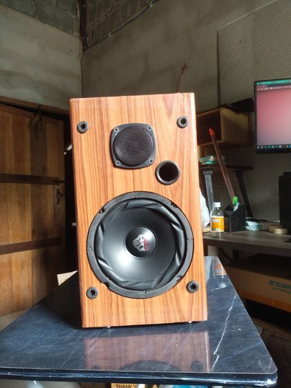 ตู้ลำโพงสำเร็จรูป 6.5นิ้ว มือสอง (สภาพดี) 300W 4OHM มีฝาครอบลำโพงตั้งพื้น ตู้ลำโพงประกอบ รูปที่ 11