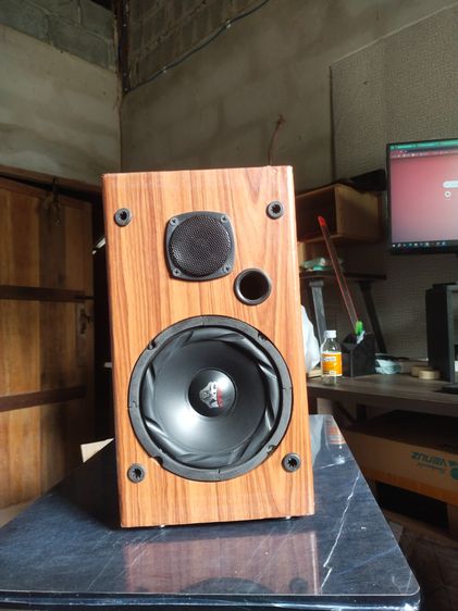 ตู้ลำโพงสำเร็จรูป 6.5นิ้ว มือสอง (สภาพดี) 300W 4OHM มีฝาครอบลำโพงตั้งพื้น ตู้ลำโพงประกอบ รูปที่ 10
