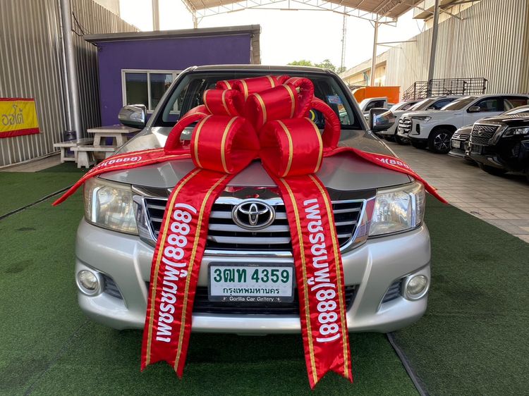 Toyota Hilux Vigo Champ 2013 Smart Cab 2.7 J Pickup เบนซิน NGV เกียร์ธรรมดา เทา