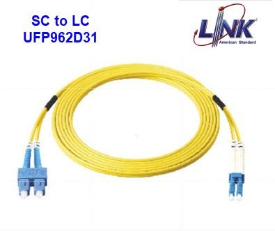 ขาย Link SC to LC UFP962D31-03 Fiber Optic Patch Cord Single-mode ยาว 3 m
