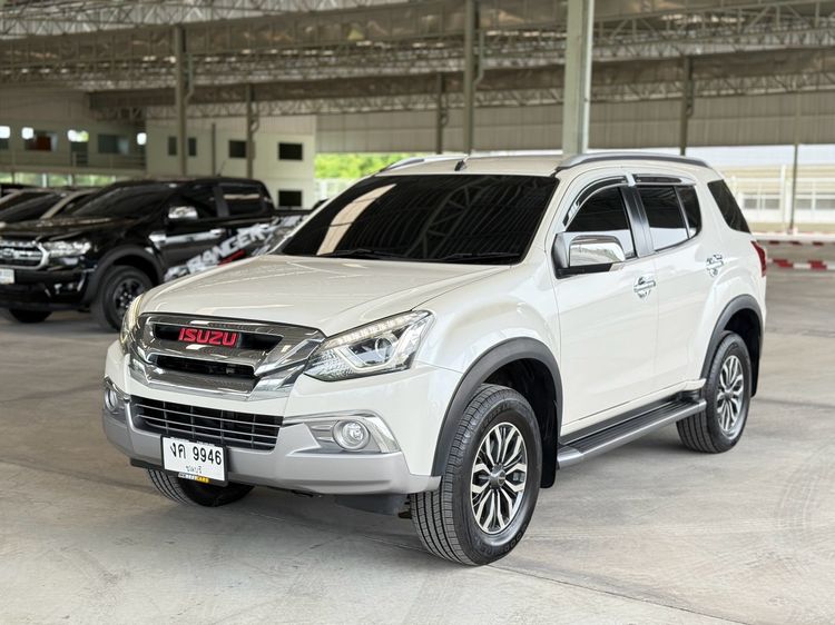 Isuzu MU-X 2017 1.9 Utility-car ดีเซล ไม่ติดแก๊ส เกียร์อัตโนมัติ ขาว