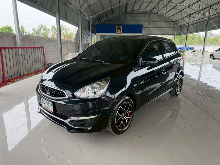 รถ Mitsubishi Mirage 1.2 GLX สี ดำ